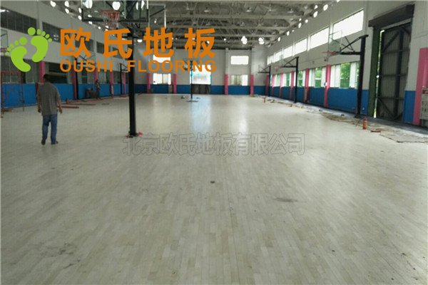 廣東YBDL江門(mén)HOOP PARK籃球公園木地板項(xiàng)目