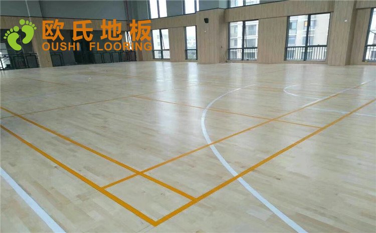 蘇州仁恒公園世紀會所羽毛球木地板圖片