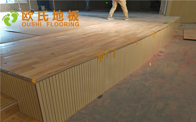 江蘇徐州匯鄰灣舞臺(tái)木地板項(xiàng)目