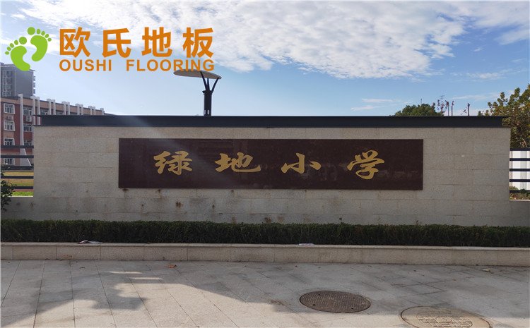 上海豐莊綠地小學(xué)舞臺(tái)木地板案例