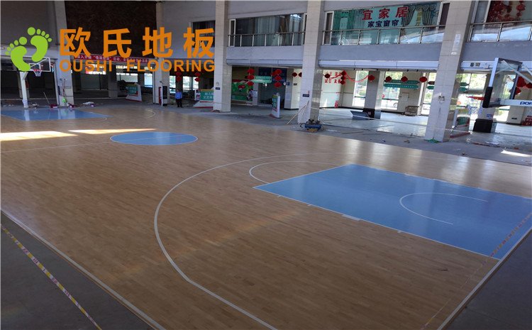 福建龍巖羅龍西路269號籃球館木地板圖片