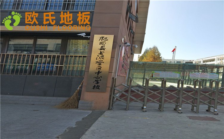 安徽合肥上派中心學(xué)校體育館木地板案例