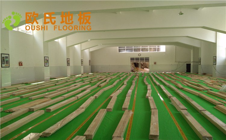 云南省紅河州個舊市綠春小學(xué)體育館木地板項目——歐氏實木運動地板
